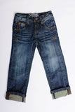 Rowen Christian Brayden Straight Premium Jeans, flat back