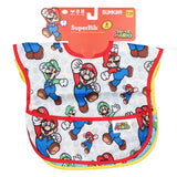 Super Mario Waterproof Bibs, 2-pack