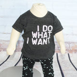 I Do What I Want Graphic Tri-Blend Tee