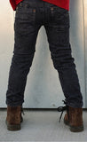 Rowen Christian Brayden Slim Premium Jeans, black back view