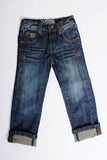 Rowen Christian Brayden Straight Premium Jeans, flat back