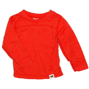 Ultra Soft Orange Long Sleeve Boys T-shirt