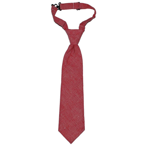 Troy James Boys Linen Neck tie, flat