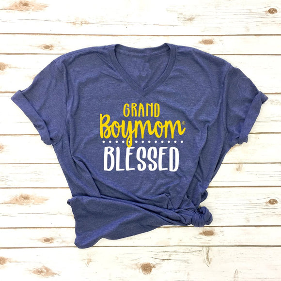 Grand Boymom V-neck T-shirt