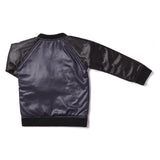 Satin Padded Bomber Jacket