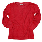 Ultra soft boys solid thermal shirt, red