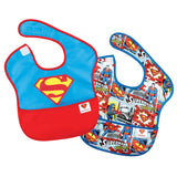 Superman Waterproof Bibs, 2-pack