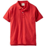 Jack Thomas Solid Classic Boys Polo, red