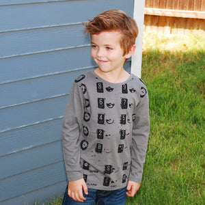 Elevated L/S Tee, Size 3T - Clearance!