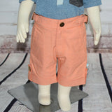 Orange Cuffed Shorts - Clearance!