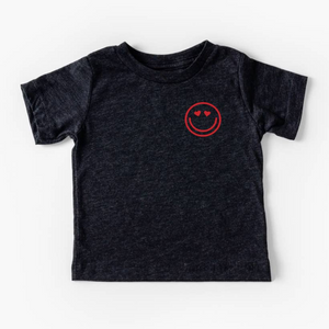 Heart Eyes Charcoal Boys' T-shirt