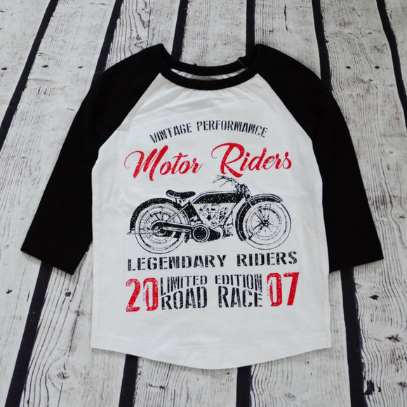 Motorcycle Raglan T-shirt