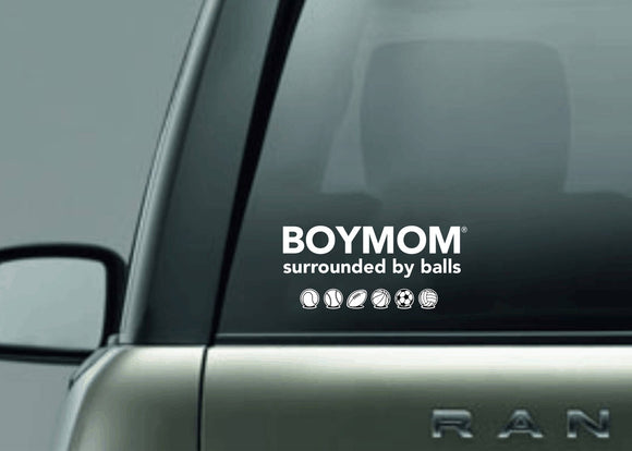 Boymom decal