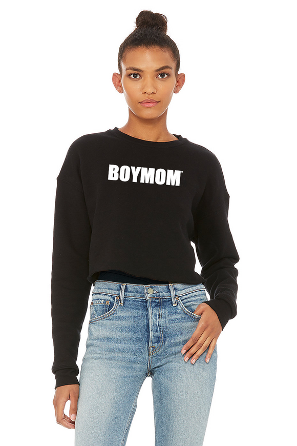 Boymom Cropped Sweatshirt