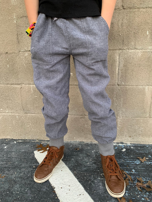 Herringbone Boys Jogger Pants