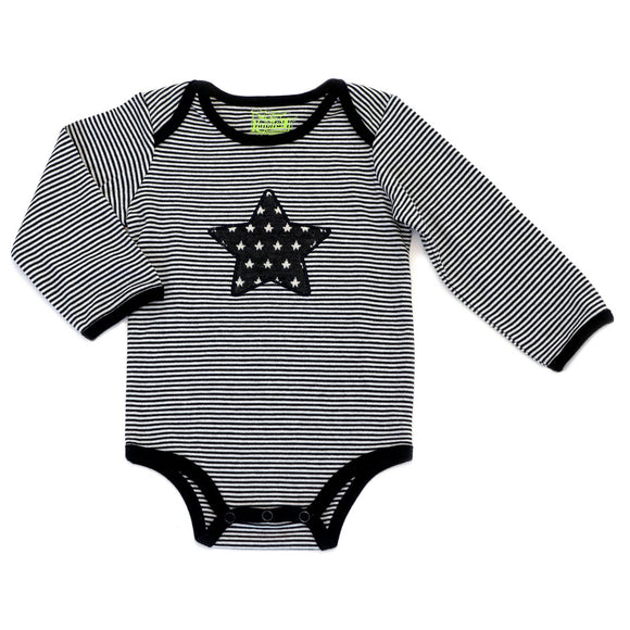 Baby Striped Bodysuit with Star